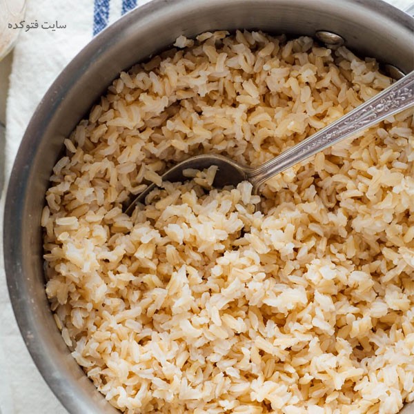 برنج قهوه ای از مواد غذایی جایگزین برنج