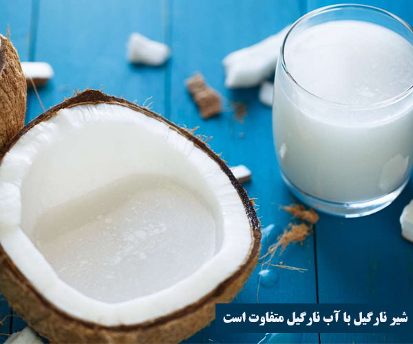 طرز تهیه شیر نارگیل در خانه