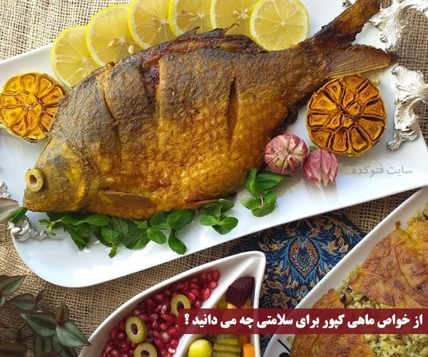 خواص ماهی کپور برای زنان و مردان و کودکان + غذای ماهی کپور