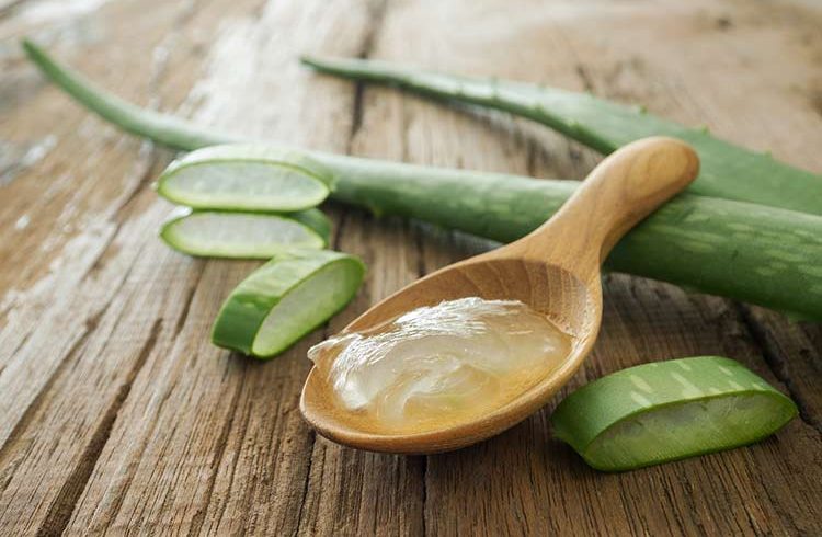 ترک های پوستی با آلوئه ورا