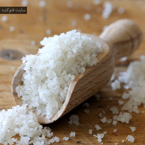 درمان خانگی سفیدی زبان با نمک دریا