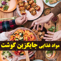 مواد غذایی جایگزین گوشت + ۱۳ جایگزین گوشت قرمز