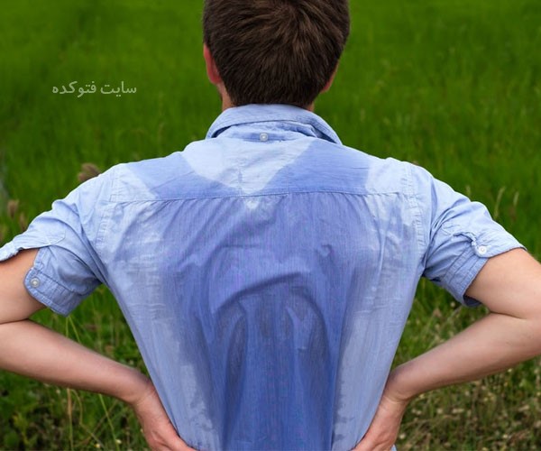 علت تعریق زیاد بدن در طول روز مردان نشانه چیست