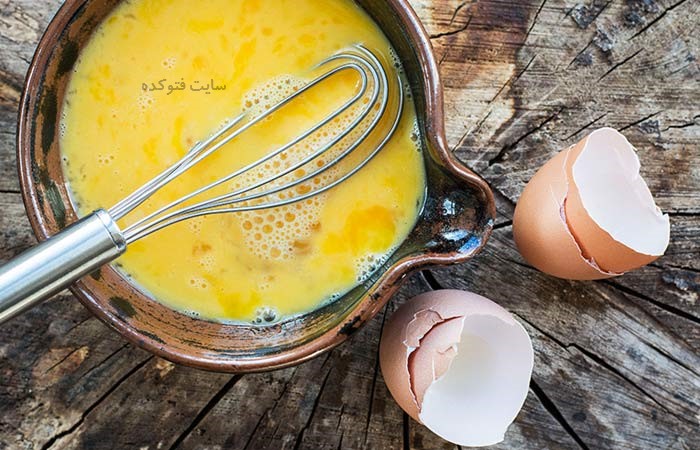تخم مرغ برای صاف کردن مو