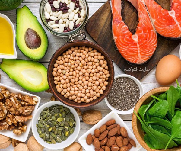 عکس مواد غذایی سرشار از امگا 3
