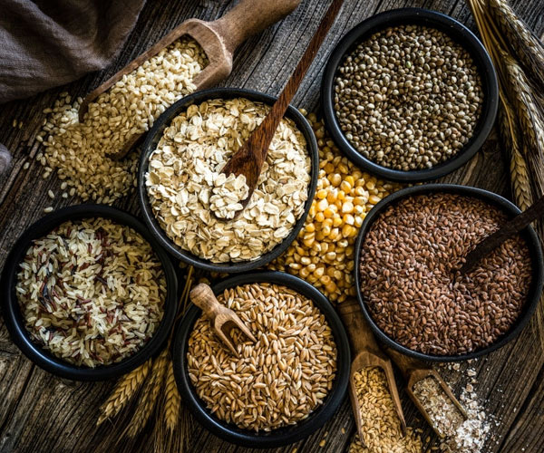 عکس مواد غذایی با فیبر بالا