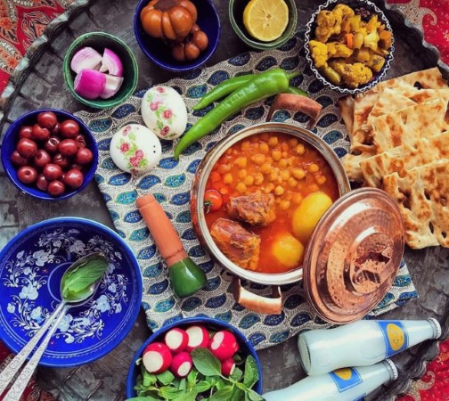 عکس آبگوشت ایرانی از خوراکی های آبرسان