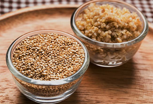 کینوا در لیست مواد غذایی بدون چربی