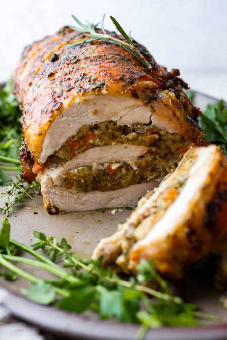 طرز تهیه رولت بوقلمون